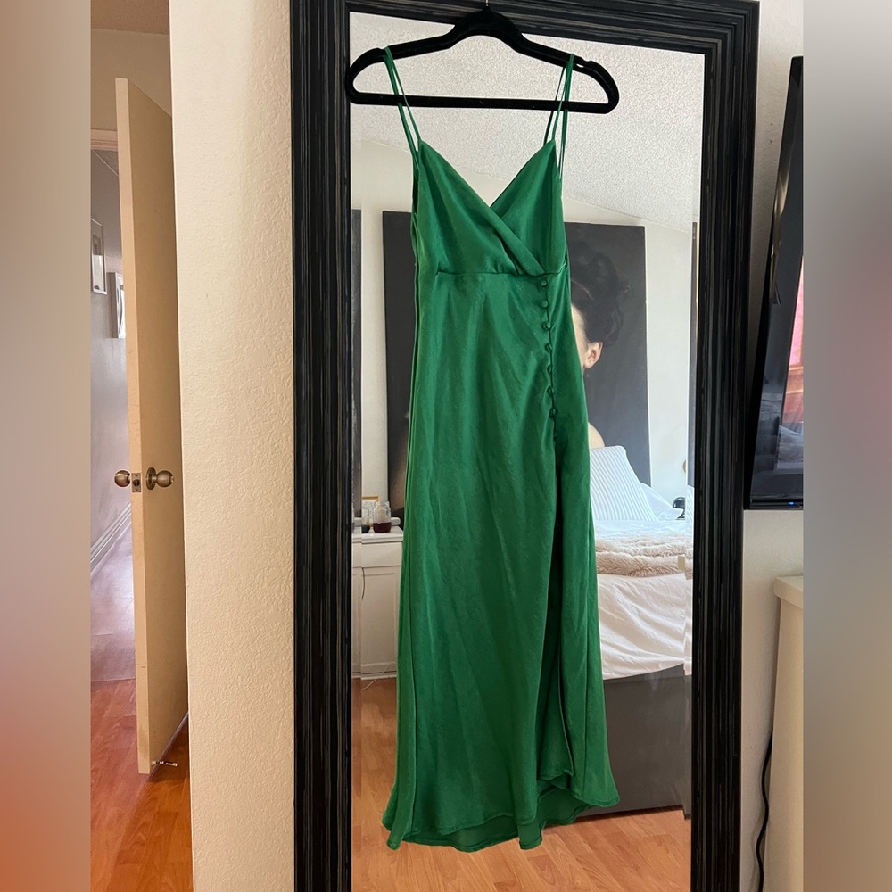 Satin Maxi Dress
